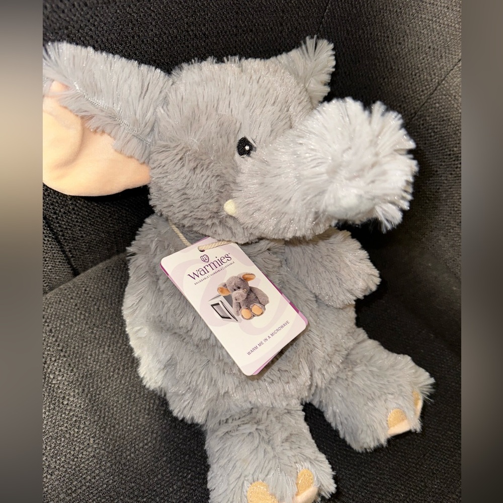 Microwaveable Elephant  Stuffed Animal Microwavable Lavender Scented Cozy Plush